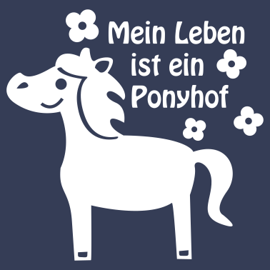 Motiv Leben ist Ponyhof / Pferd Pony