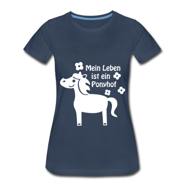Pferde T-Shirt - Leben ist Ponyhof / Pferd Pony