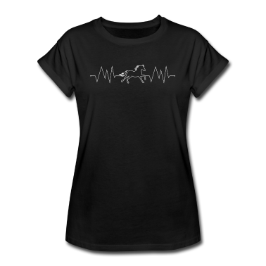 Pferde T-Shirt - Pferd Herzschlag