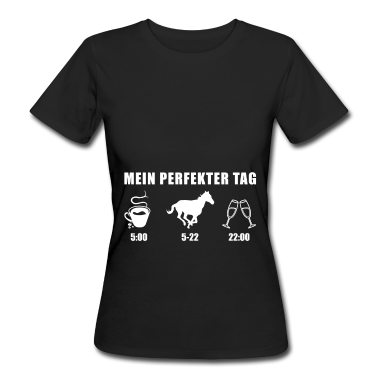 Pferde T-Shirt - Reiterin Mein Perfekter Tag Reitsport Pferde