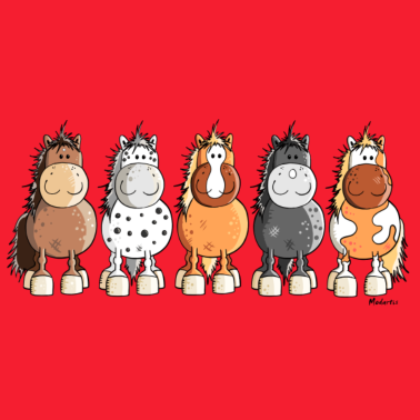 Motiv Happy Horses