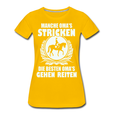 Pferde T-Shirt - Oma reiten