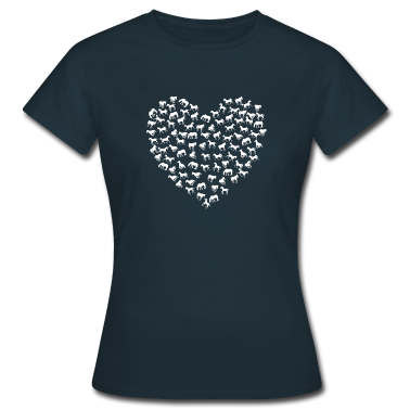 Pferde T-Shirt - Herz aus Pferde - Herz für Pferde