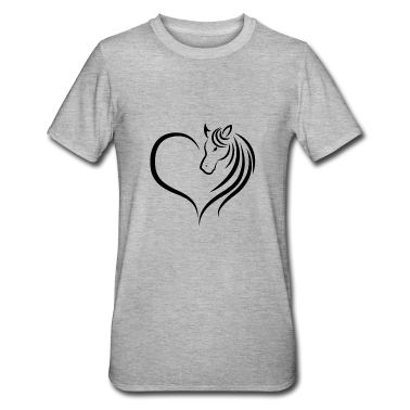 Pferde T-Shirt - Pferde Liebe Herz
