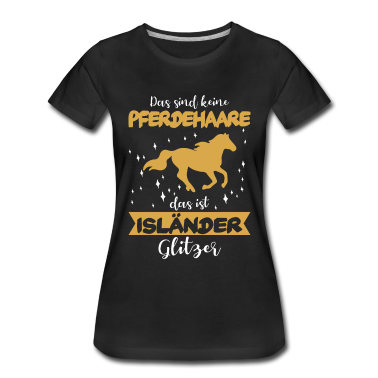 Pferde T-Shirt - Pferde Liebe Isländer Reiterin Gechenk