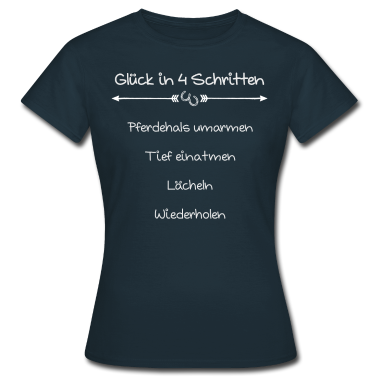 Pferde T-Shirt - pferde glück pferd pony reiter