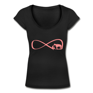 Pferde T-Shirt - Unendlich Zeichen Western
