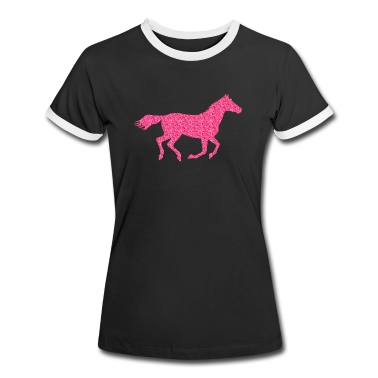 Pferde T-Shirt - Glitzer Pferd