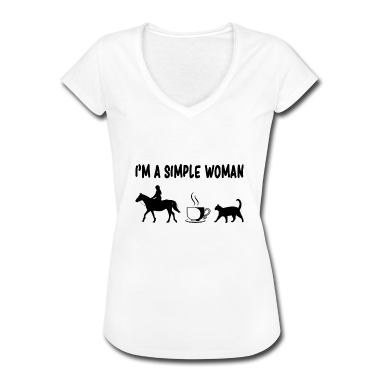 Pferde T-Shirt - Pferde Kaffee Katzen