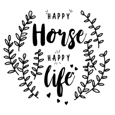 Motiv Happy Horse Happy Life
