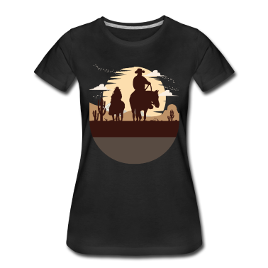 Pferde T-Shirt - westernreiten, reining, quarter horse