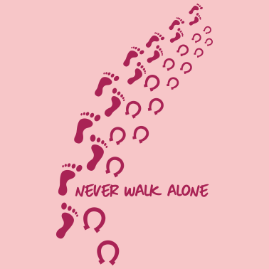 Motiv never walk alone horse