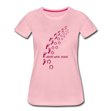 Pferde T-Shirt - never walk alone horse