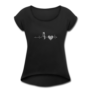 Pferde T-Shirt - Pferd Herzschlag Heartbeat