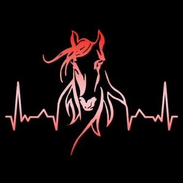 Motiv Pferd Herzschlag