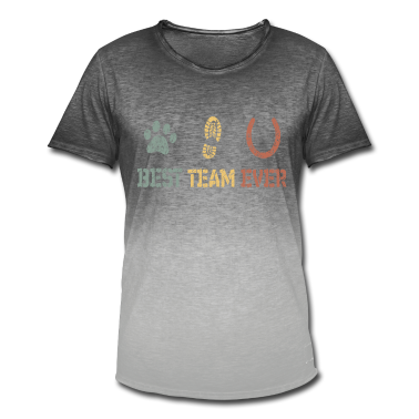 Pferde T-Shirt - Hund Pferd Team Love