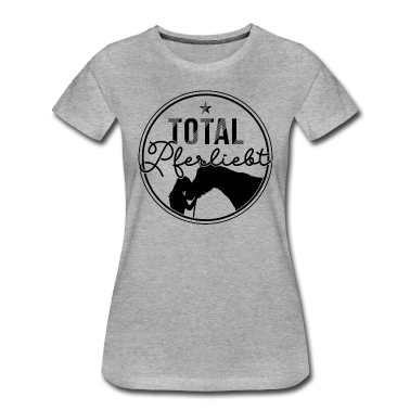 Pferde T-Shirt - Total Pferliebt Pferd Pferde Wortspiel
