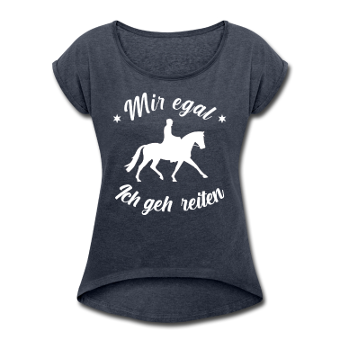Pferde T-Shirt - Reiten mir egal Pferde Horses reit