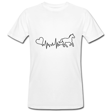 Pferde T-Shirt - Pferde Herzschlag