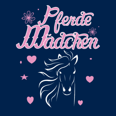 Motiv Pferde Mädchen Reiten Pferde Spruch Geschenkidee