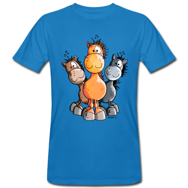 Pferde T-Shirt - Süßes Pferde Trio