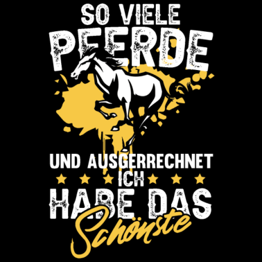 Motiv So Viele Pferde ich habe das Schönste