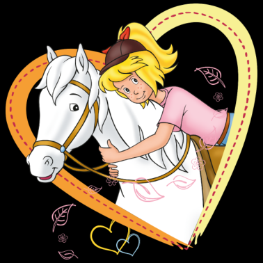 Motiv Bibi und Tina 'Bibi kuschelt mit Sabrina'