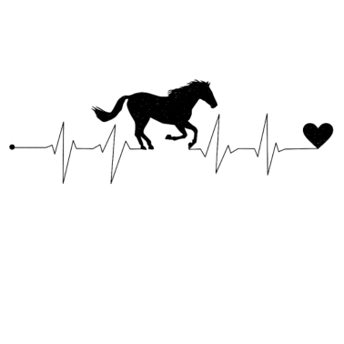 Motiv Heartbeat Pferd Reiten Reiterin Herz Mädchen Frau