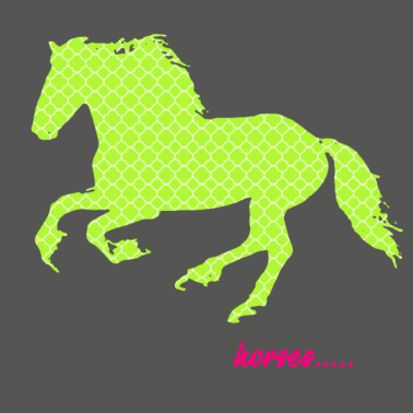 Motiv PFERDE ..... neon