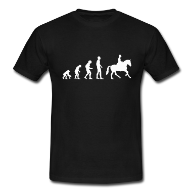 Pferde T-Shirt - Reiten Evolution | Pferd | Reiten
