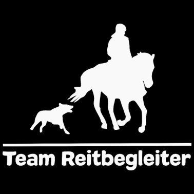 Motiv Team Reitbegleiter Pferd und Reitbegleithund