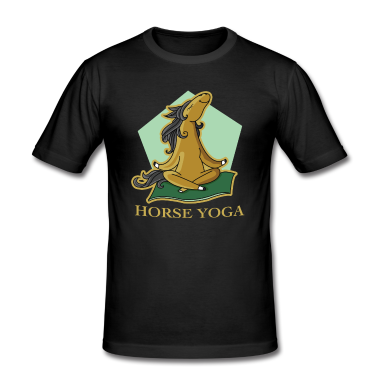 Pferde T-Shirt - Pferd Yoga
