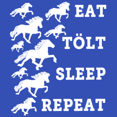 Motiv EAT TÖLT SLEEP REPEAT