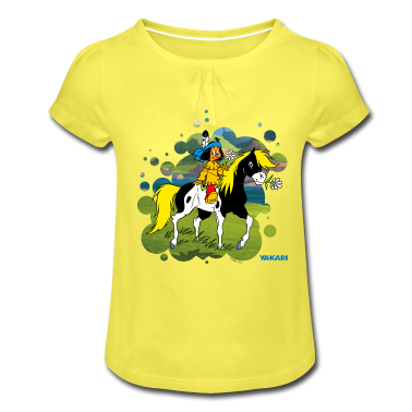 Pferde T-Shirt - Yakari reitet aus