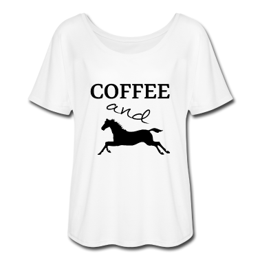 Pferde T-Shirt - Coffee and Horses - Reiten Pferde Pony Kaffee