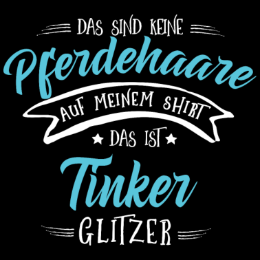 Motiv Tinker Pferde Glitzer Geschenk