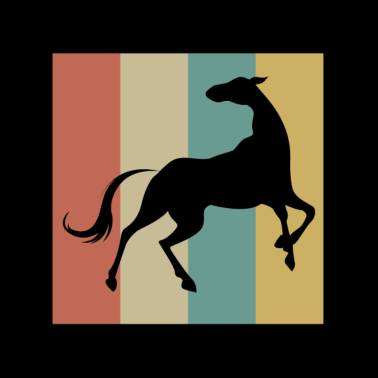 Motiv Pferde Silhouette Geschenk