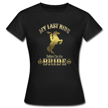 Pferde T-Shirt - Junggesellinnenabschied rodeo pferd wilder westen