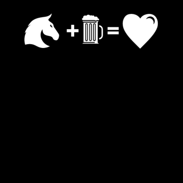 Motiv Pferde Bier Liebe Geschenk
