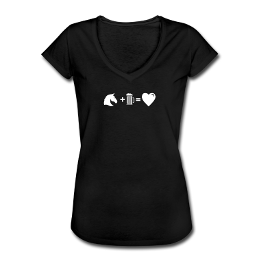 Pferde T-Shirt - Pferde Bier Liebe Geschenk