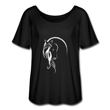 Pferde T-Shirt - Pferde - Pferde T-Shirt - Pferdekopf - Silhouette