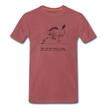 Pferde T-Shirt - Angst-Pferd