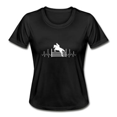 Pferde T-Shirt - Springreiten Herzschlag