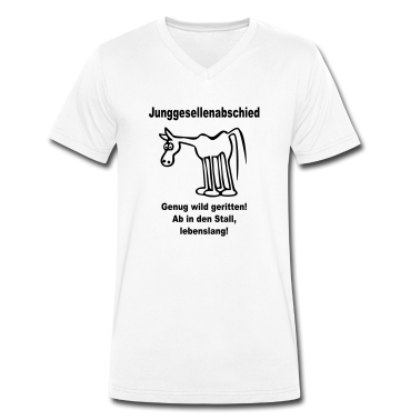 Pferde T-Shirt - Junggesellenabschied: Genug wild geritten (Pferd,