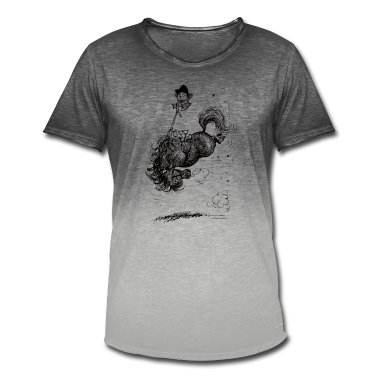Pferde T-Shirt - Thelwell Cartoon Pony macht Bocksprünge