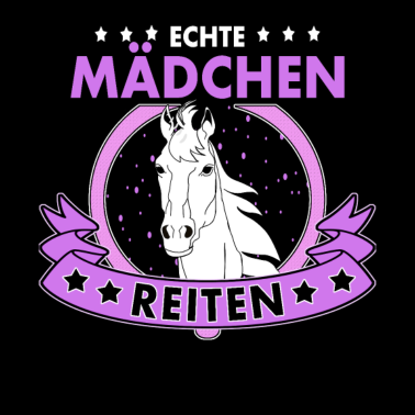 Motiv Echte Mädchen Reiten - Pferde Reitsport