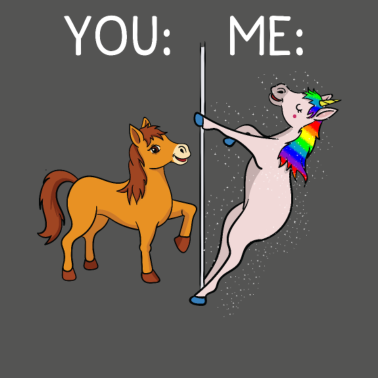 Motiv Pferde & Pferd Einhorn Pole Dance Stange Geschenk