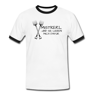 Pferde T-Shirt - Mistkerl Landleben Landwirt Geschenk