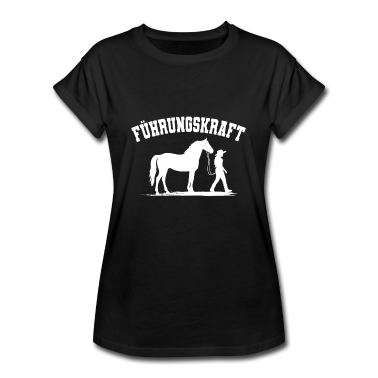 Pferde T-Shirt - Pferd Reiterin Pferdesport Führungskraft