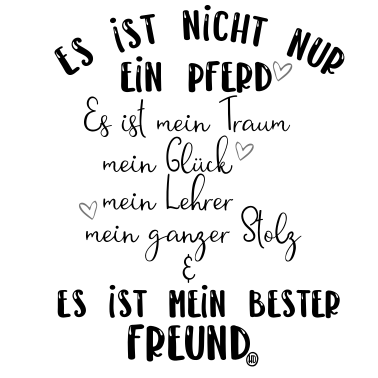 Motiv Pferd - Pferdespruch